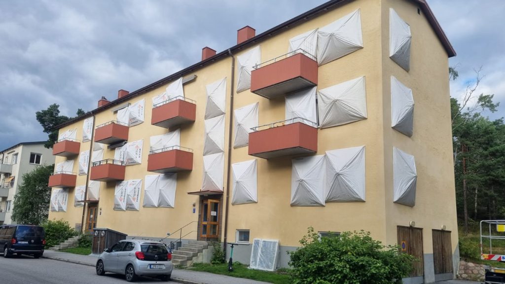 Fönsterrenovering och Energioptimering – BRF Strahlenbergsgatan 13, Kungsholmen