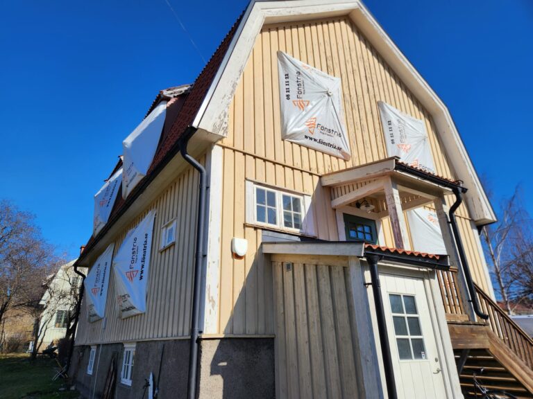 Fönsterrenovering på Lillagungans väg 6, Enskede